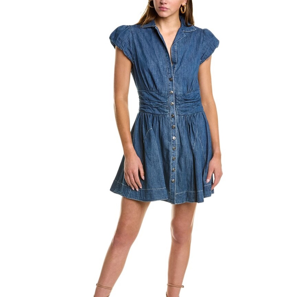 NWT free people chest denim dress